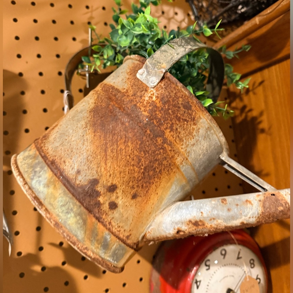 Rustic Metal Watering Can